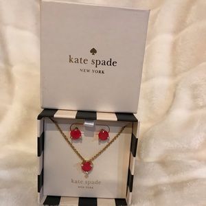 Kate Spade Set (earrings and necklace)